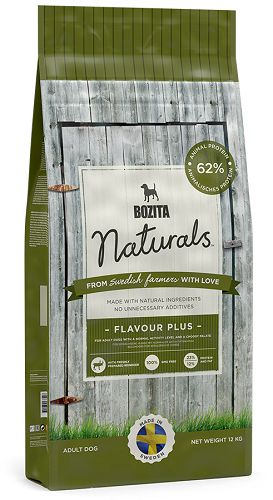 Корм BOZITA Naturals Flavour Plus 23/12 Олень для взрослых собак с нормальной активностью, 12 кг