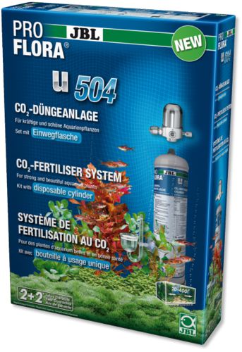 CO2-система JBL ProFlora u504 с одноразовым баллоном для сильных и красивых аквариумных растений