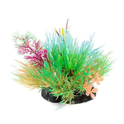 Композиция из светящихся растений Laguna, бордово-бирюзовая, 120 мм