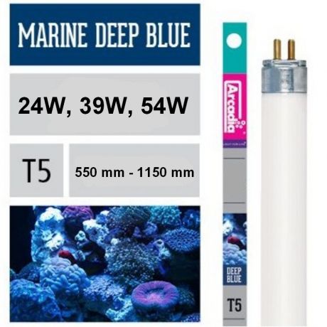 Лампа флуоресцентная Arcadia Т5 Marine Deep Blue 39 Вт, 850 мм