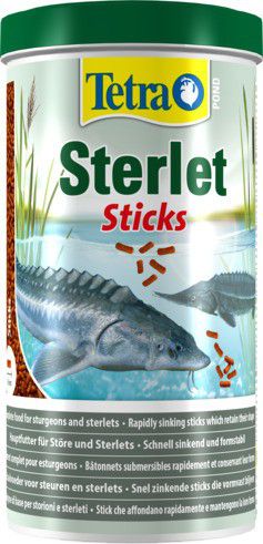 TetraPond Sterlet Sticks основной корм для осетров и стерляди, палочки 1 л
