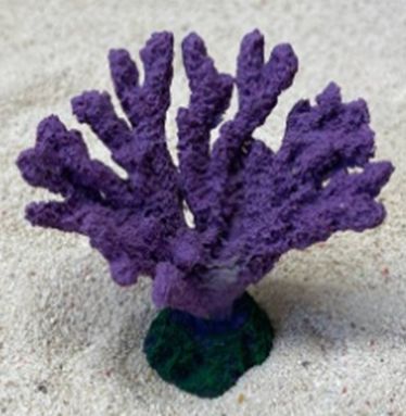 Цветной коралл фиолетовый Коралл акобария, 9*5*7 см