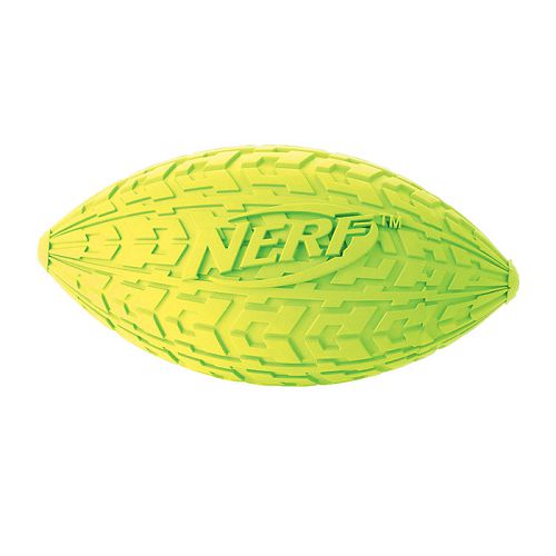 Мяч Nerf для регби резиновый, пищащий, серия "Шина"