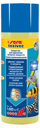 Кондиционер Sera TOXIVEC для аквариумной воды, 250 мл