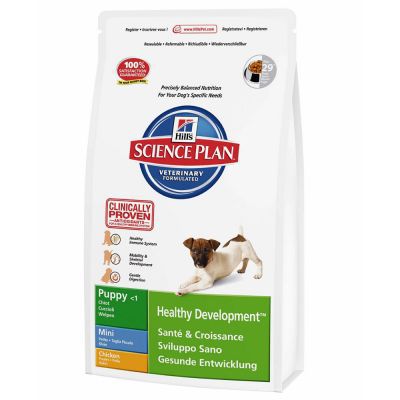 Корм Hill's Science Plan Puppy Healthy Development Mini для щенков мелких пород, с курицей