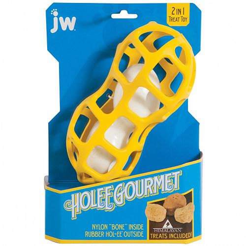 Арахис J.W. Holee Gourmet Peanut Medium для собак, сетчатый, резина, средний