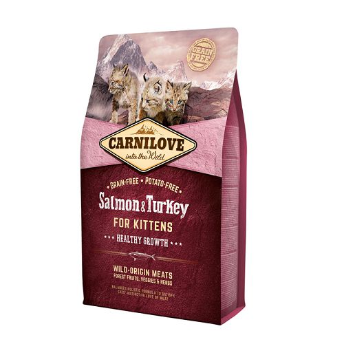 Корм Carnilove Salmon&Turkey for Kittens для котят, лосось и индейка