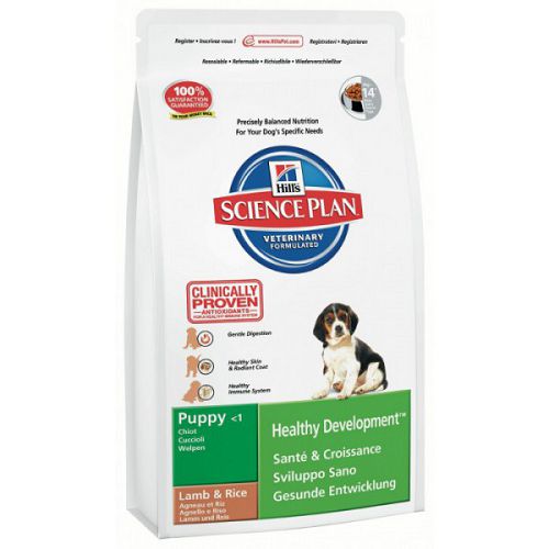 Корм Hill's Science Plan Puppy Healthy Development для щенков, ягненок с рисом