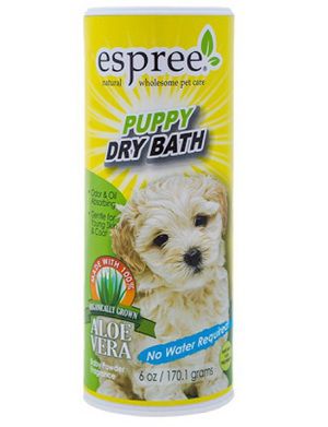 Сухой шампунь-пудра Espree Puppy Dry Bath для щенков и котят, 170 г