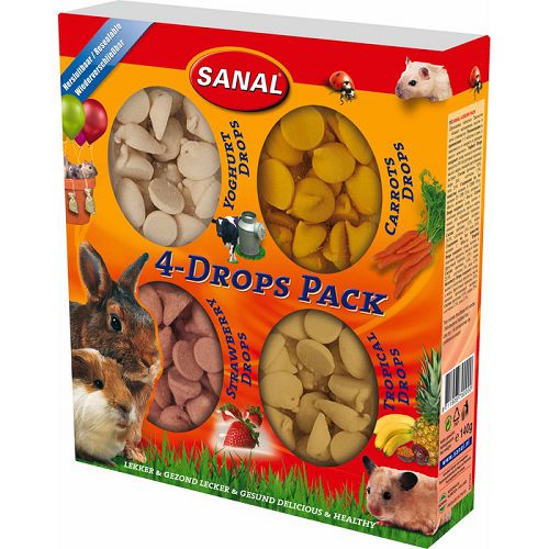 SK7900 SANAL 4-Drops Pack Дропсы 4в1 для грызунов, 4х35 г