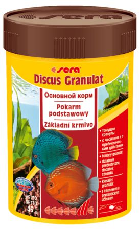 Основной корм Sera DISCUS GRANULAT для дискусов, гранулы 100 мл