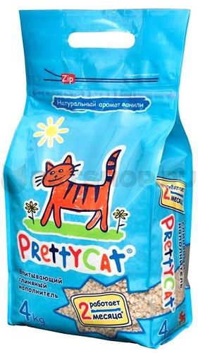 Наполнитель PrettyCat Aroma Fruit впитывающий для кошачьего туалета, с ароматом ванили