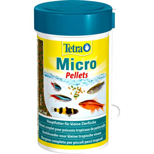 Корм Tetra Мicro Pellets для рыб небольшого размера, пеллеты 100 мл