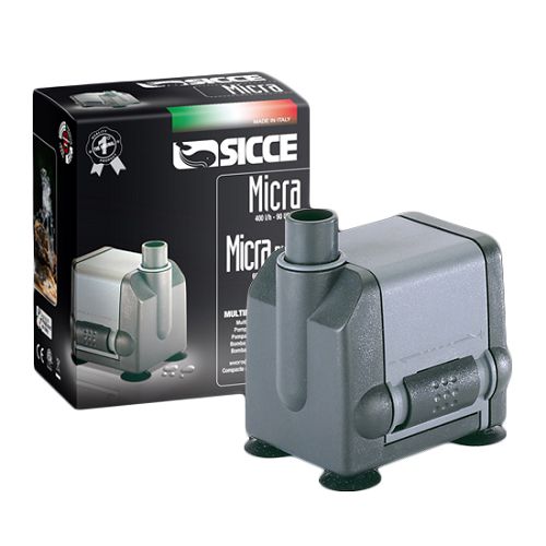 Помпа SICCE MICRA PUMP аквариумная, подъем 60 см, 400 л/ч, 43х57хh52 мм