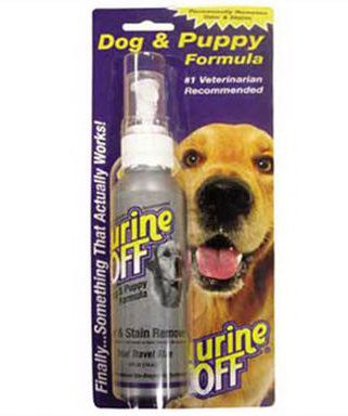 Средство Urine Off Odor and Stain Remover Dog & Puppy от пятен и запахов собак и щенков, спрей в блистере, 118 мл