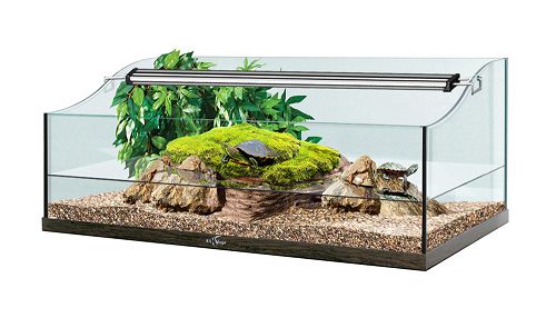 Террариум Biodesign TURT-HOUSE AQUA 100 для водных черепах, 123 л, 100x50x38 см