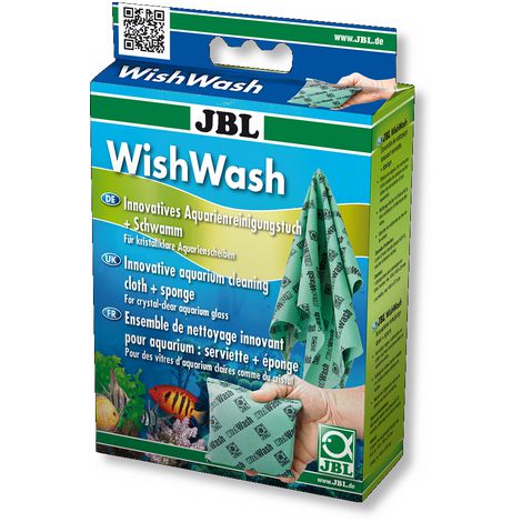 Чистящая салфетка и губка JBL WishWash для аквариума и террариума