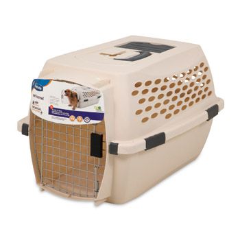 Переноска Petmate Vari kennel fashion 28" для домашних животных, отбелённый лён, пластик, 70х51х54 см