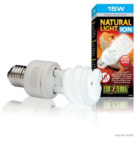 Exo Terra Natural Light ION лампа для ионизации террариума, 15 Вт от интернет-магазина STELLEX AQUA