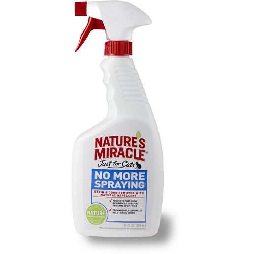 Спрей-антигадин Natures Miracle JFC No More Spraying Stain & Odor Remover для кошек, 709 мл