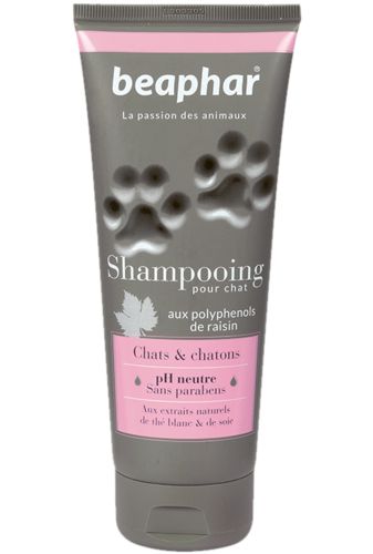 Шампунь Beaphar Shampooing Chats chatons для кошек и котят, Розовый, 200 мл