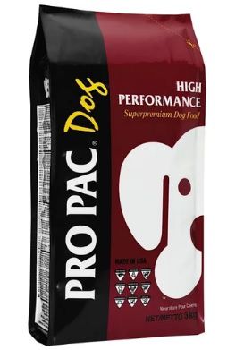 Корм PRO PAC High Performance для активных собак всех пород, 3 кг