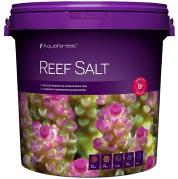 Reef salt Aquaforest синтетическая морская соль для рифа, 22 кг