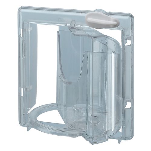 Кормушка Ferplast BRAVA 1 вращающаяся для птиц, прозрачная, 8,5x9,5x6,8 см
