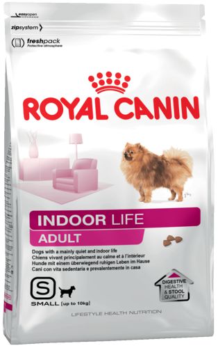 Корм Royal Canin INDOOR LIFE ADULT для собак мелких размеров, содержащихся в домашних условиях