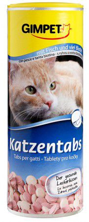 Лакомство Gimpet Katzentabs витаминное для кошек, рыба, 350 шт.