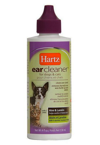 Средство HARTZ Ear Cleaner for Dogs&Cats для очищения ушей кошек и собак, 118 мл
