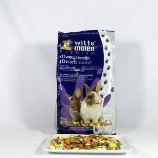 Корм Witte Molen Prem.(Dwarf) Rabbit Herbs со средиземноморскими травами для декоративных кроликов, 800 г
