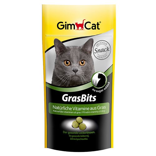 Лакомство Gimcat "GrasBits" витаминное для кошек, с травой