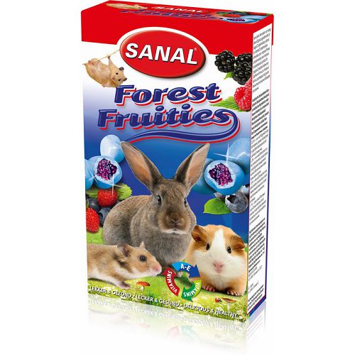 SK7713 SANAL Forest Fruities Конфеты с черникой для грызунов, шарики 50 г