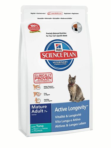 Корм Hill's Science Plan Mature Adult 7+ Тунец для пожилых кошек старше 7 лет, 2 кг