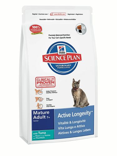 Корм Hill's Science Plan Mature Adult 7+ Тунец для пожилых кошек старше 7 лет, 2 кг
