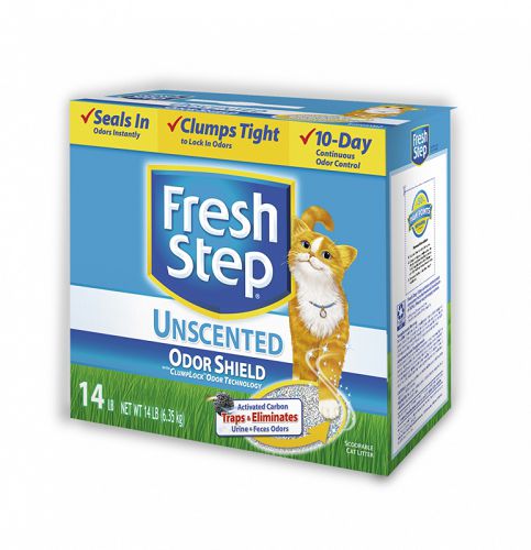 Наполнитель Fresh Step комкующийся для кошачьего туалета, 6,35 кг