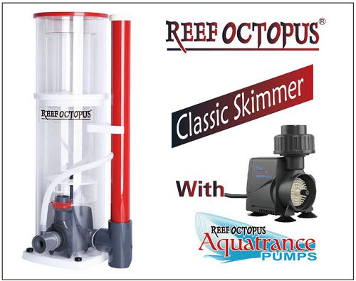 Флотатор внутренний классический компактный Reef Octopus Classic-150-S для аквариумов 800-1000 л, помпа AQ-2000S, 18 Вт