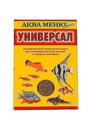 Аква Меню Универсал ежедневный корм для аквариумных рыб, 30 г