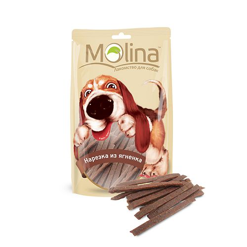 Лакомство Molina "Нарезка из ягненка" для собак, 80 г
