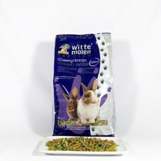 Корм Witte Molen Prem. Bites Rabbit для привередливых кроликов, крупные гранулы 600 г