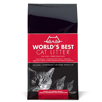 Наполнитель World's Best Multiple Cat Clumping Formula для кошачьих туалетов, мультиформула, 3,18 кг