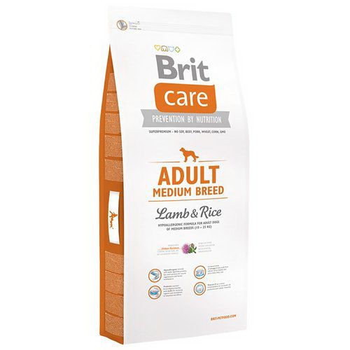 Корм Brit Care Adult Medium Breed для взрослых собак средних пород, ягненок с рисом Корм Brit Care Adult Medium Breed для взрослых собак средних пород, ягненок с рисом