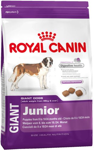 Корм Royal Canin GIANT JUNIOR для щенков очень крупных пород 8-24 месяцев