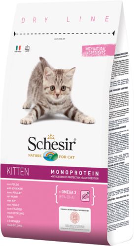 Корм Schesir Kitten с Курицей для котят