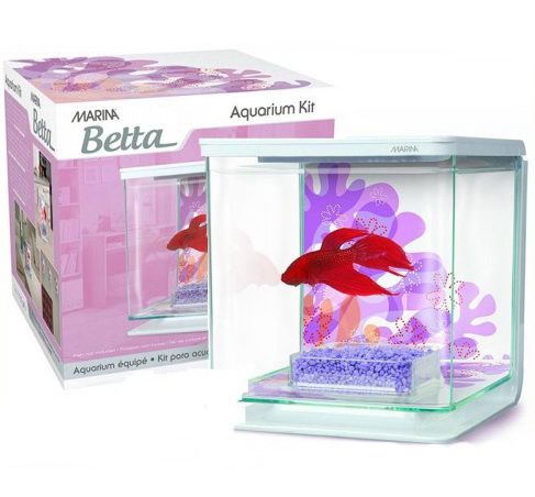 Marina Betta Kit Flower аквариум пластиковый, 2 л