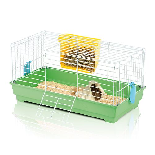 Клетка IMAC CAVIA 2 для кроликов и морских свинок, красный, 67х34,5х34 см