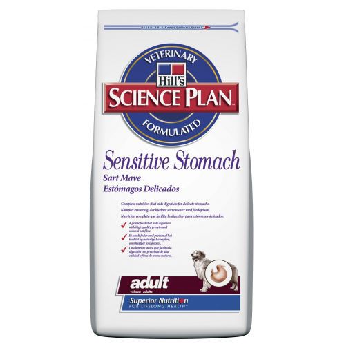 Диета Hill's Science Plan Adult Sensitive Stomach для собак с чувствительным желудком, 12 кг