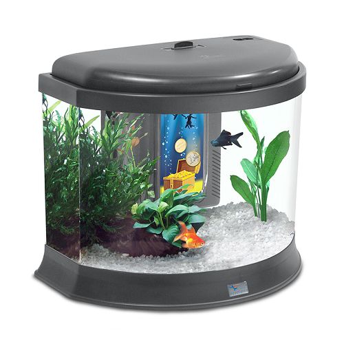 Аквариум AQUATLANTIS AQUATRESOR черный, 20 л, 42х26х34 см от интернет-магазина STELLEX AQUA