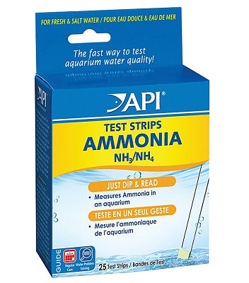Тест-полоски API Ammonia Aquarium Test Strips для определения уровня аммиака